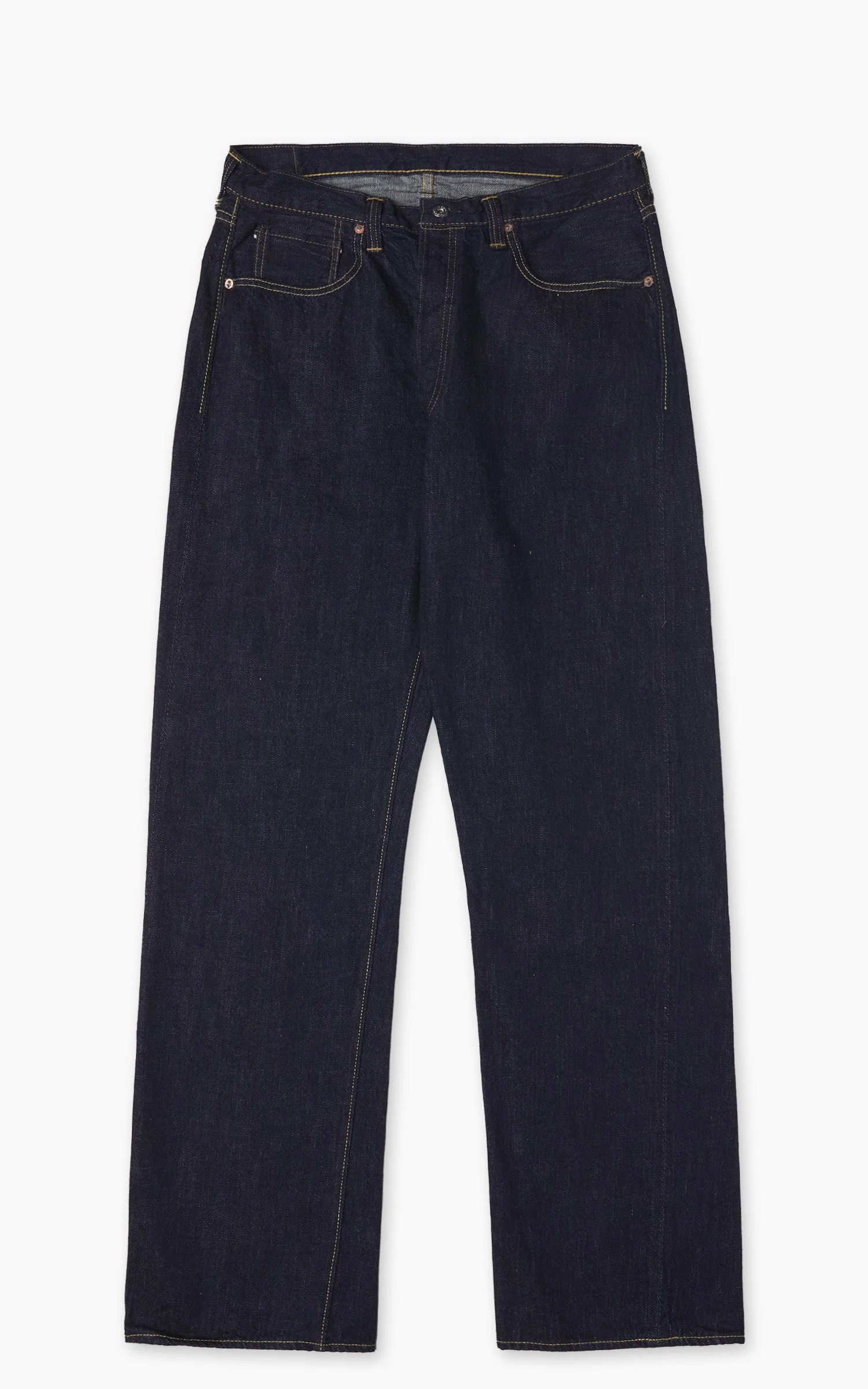 FULLCOUNT S0105SSW WWII MODEL DENIM PANTS ONE WASH INDIGO 11.5OZ - 1