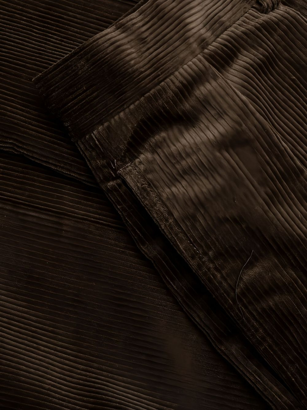 pleated corduroy trousers - 4