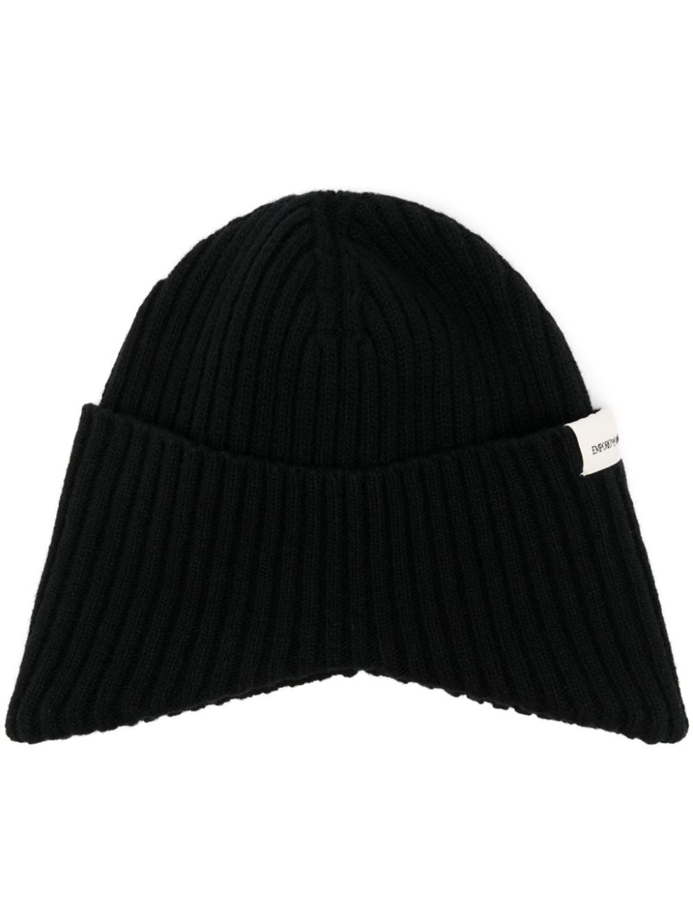 ribbed beanie - 1
