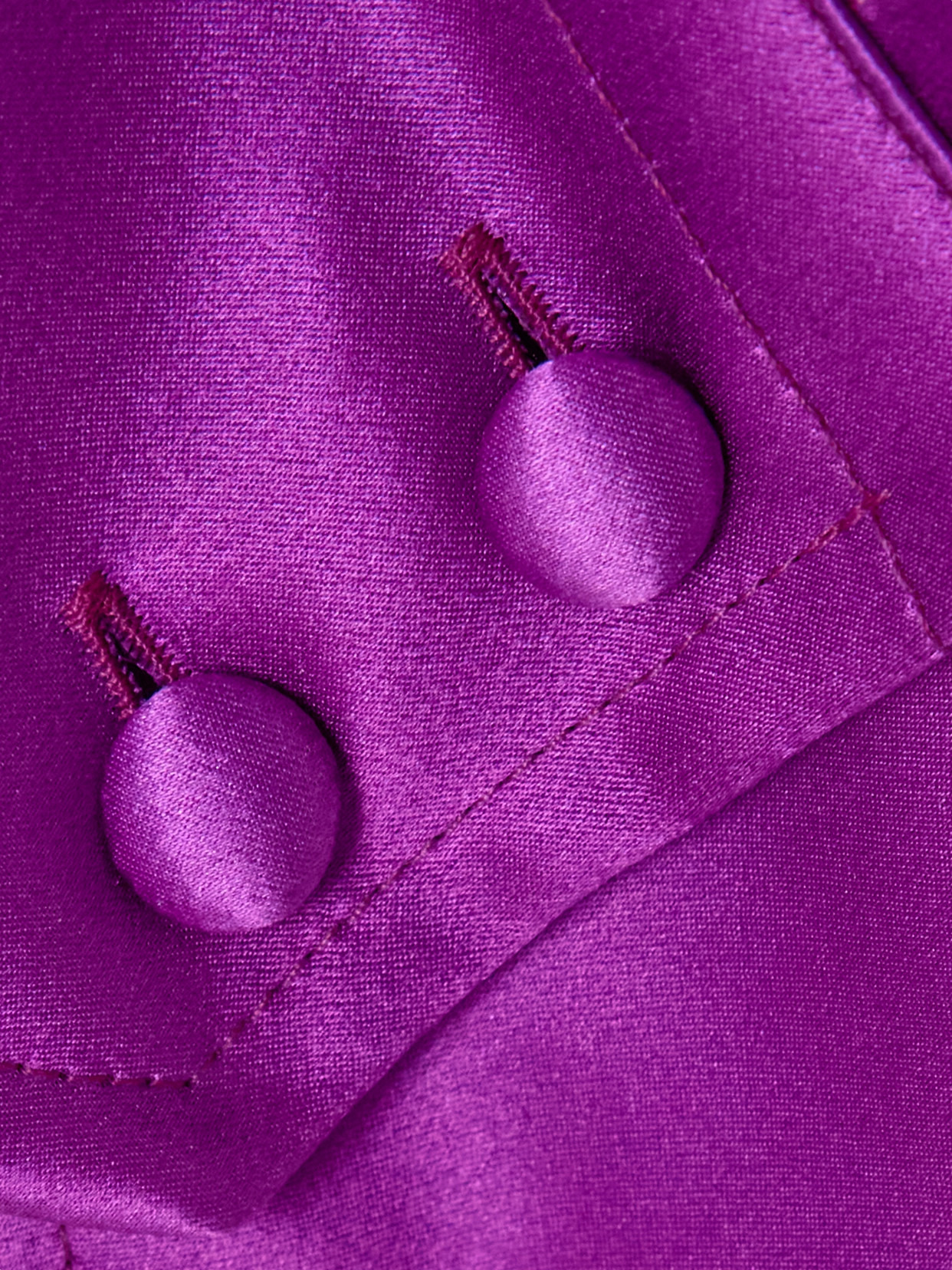 Silk-satin Turtleneck Blouse - 5