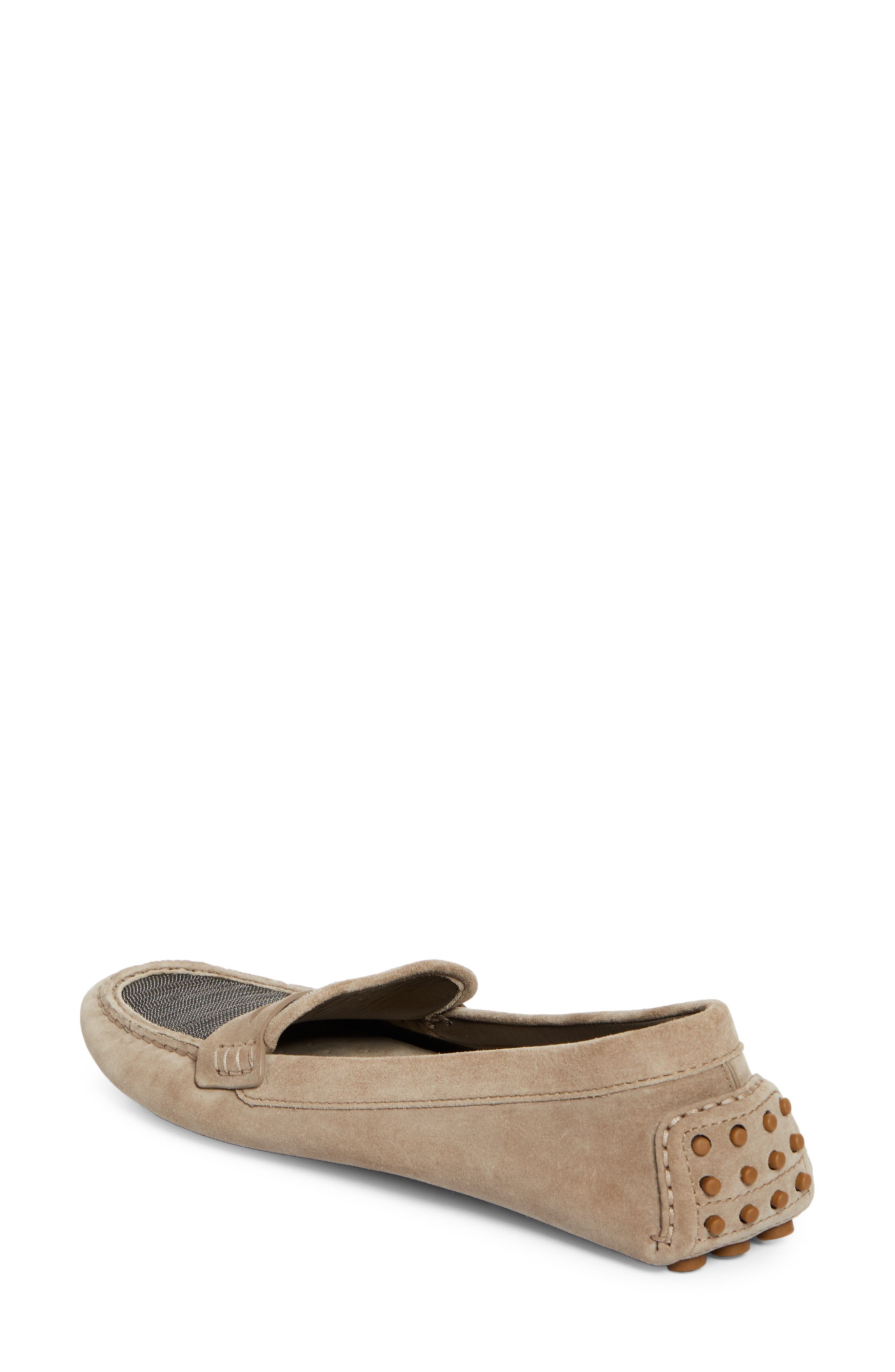 Brunello Cucinelli Monili Driving Shoe in C5859 Dark Beige at Nordstrom - 2