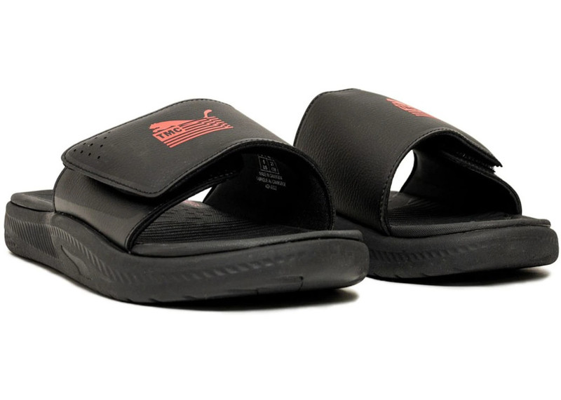 PUMA Puma Softride Slide Nipsey Hussle TMC Black High Risk Red outlook