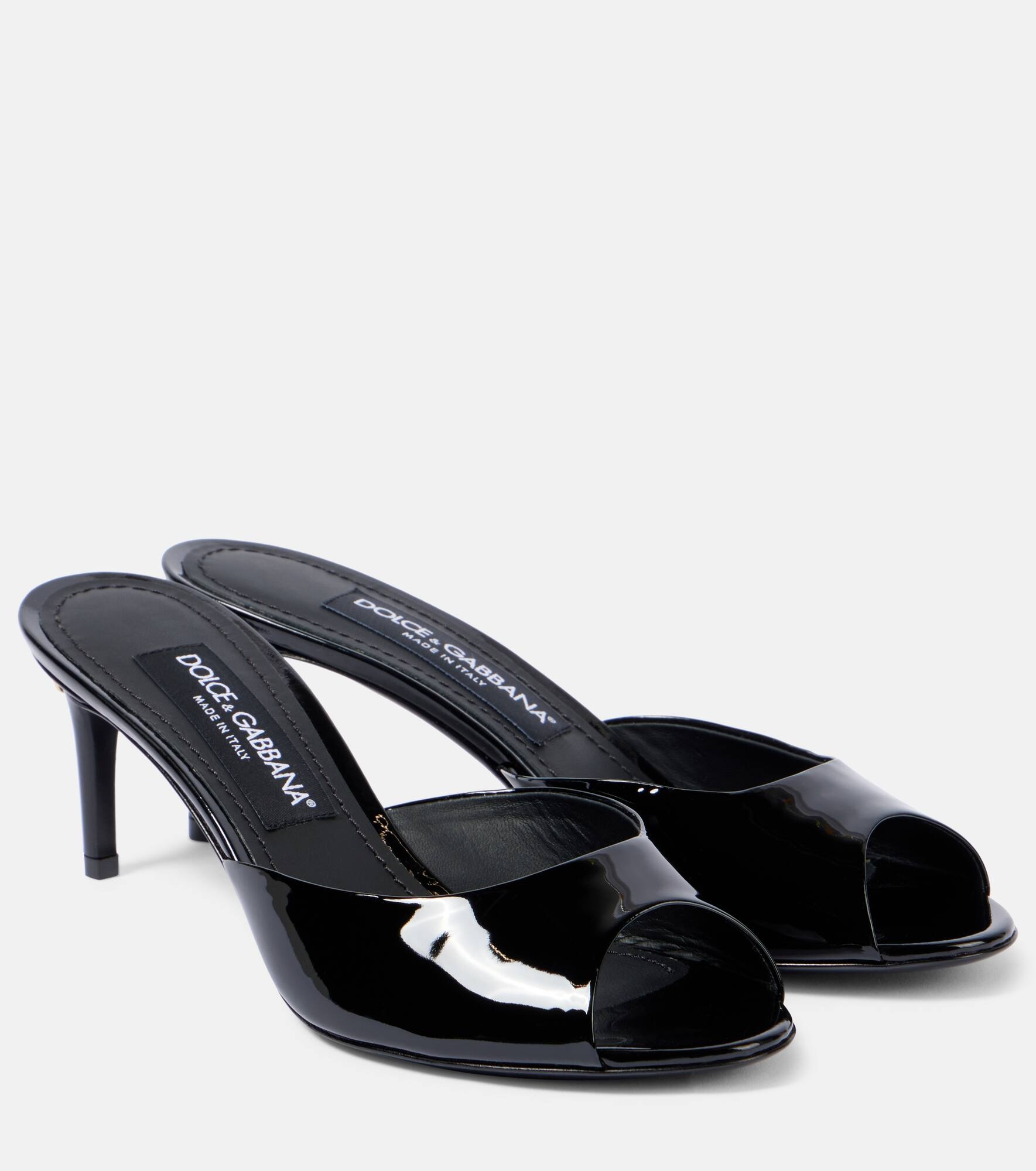 Patent leather sandals - 1