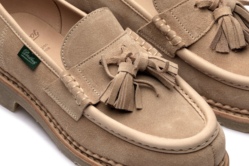 Orsay Nd P Beige Velvet - Rubber Sole 6