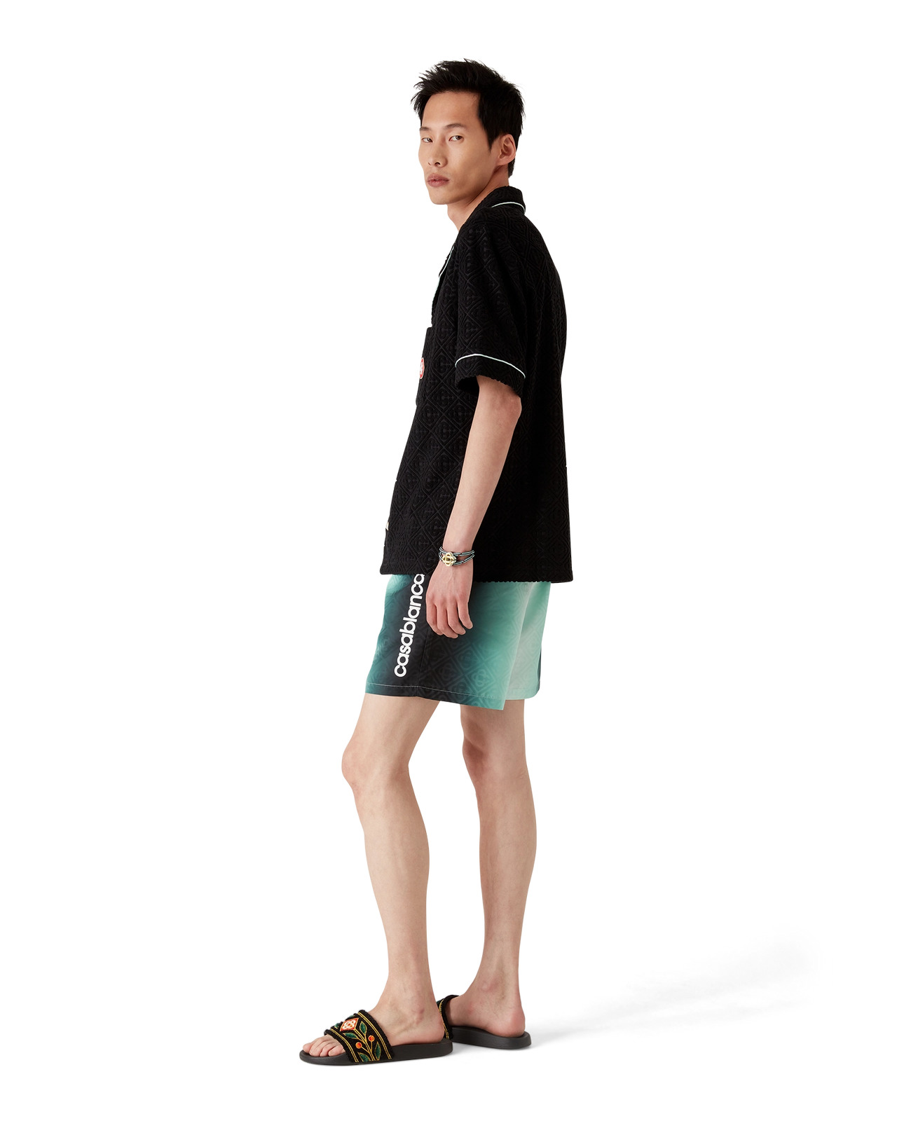 Gradient Jacquard Swim Shorts - 3