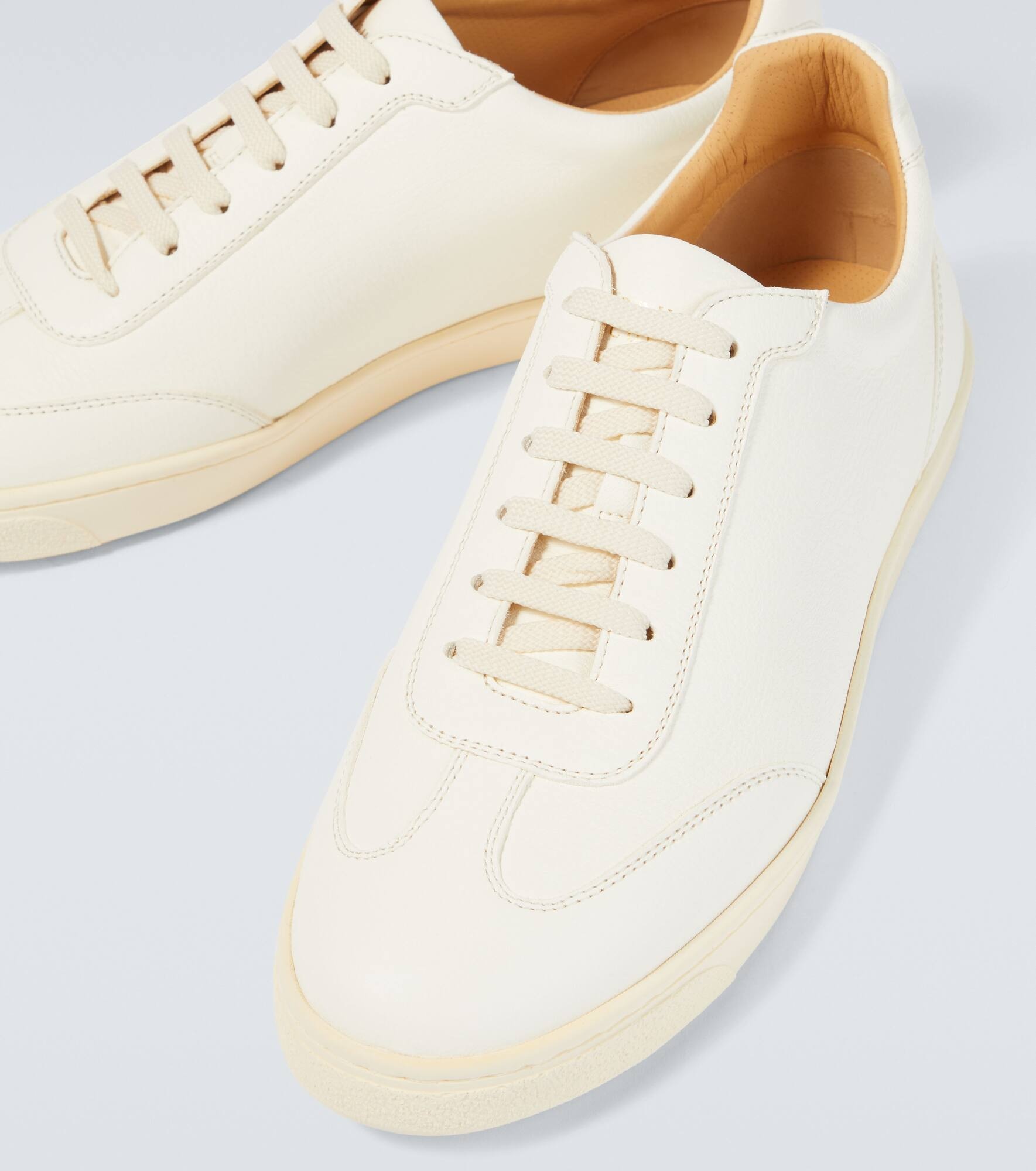 Leather sneakers - 3