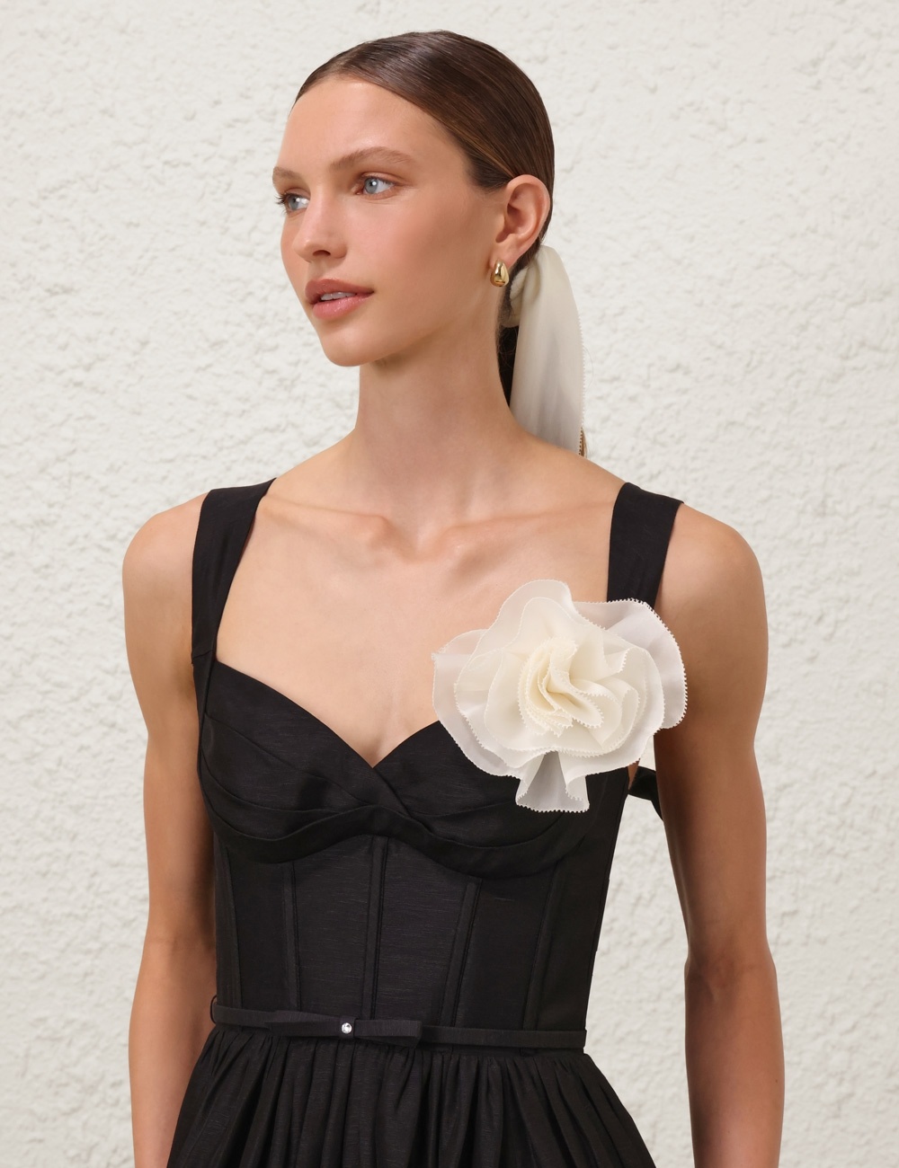 FLOWER NECK SCARF - 4