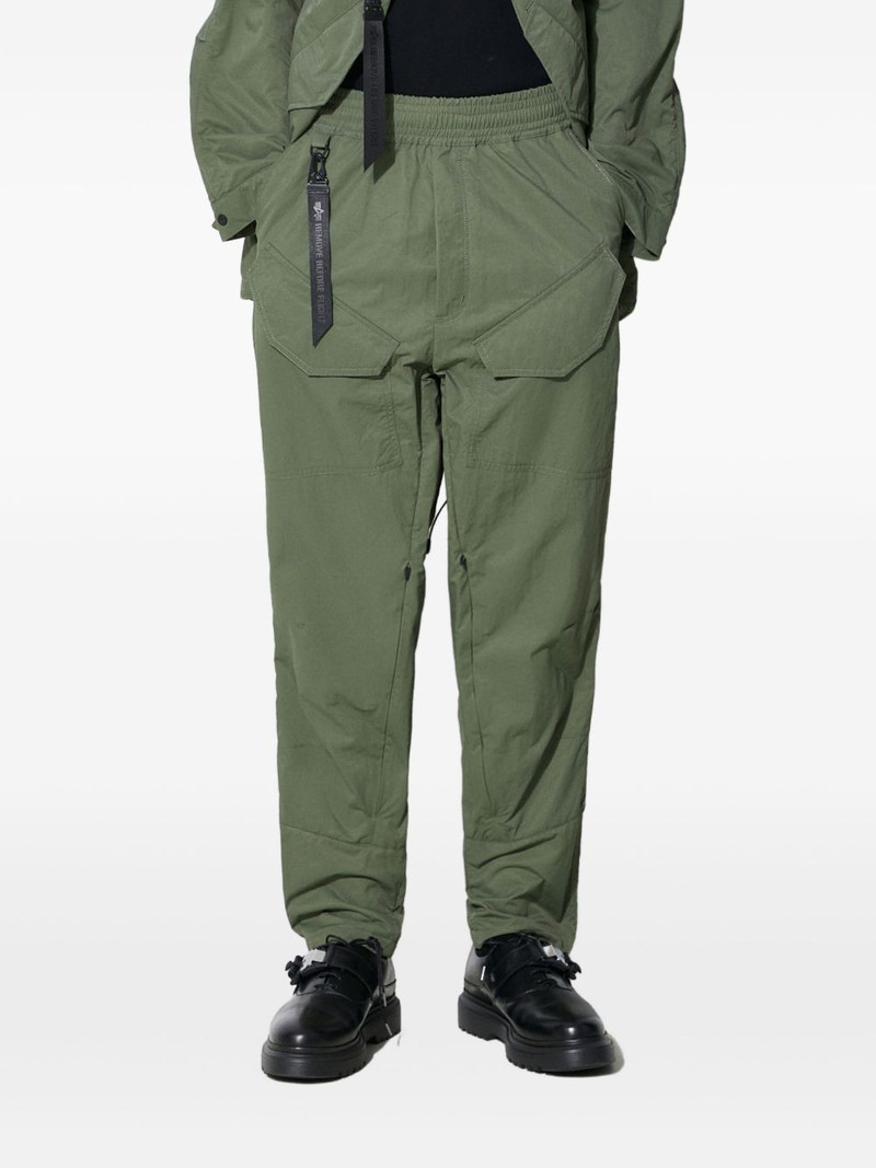 drawstring tapered trousers 1