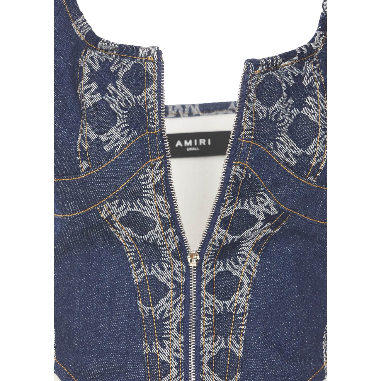 Amiri Women Ma Quad Zip Corset Top - 4