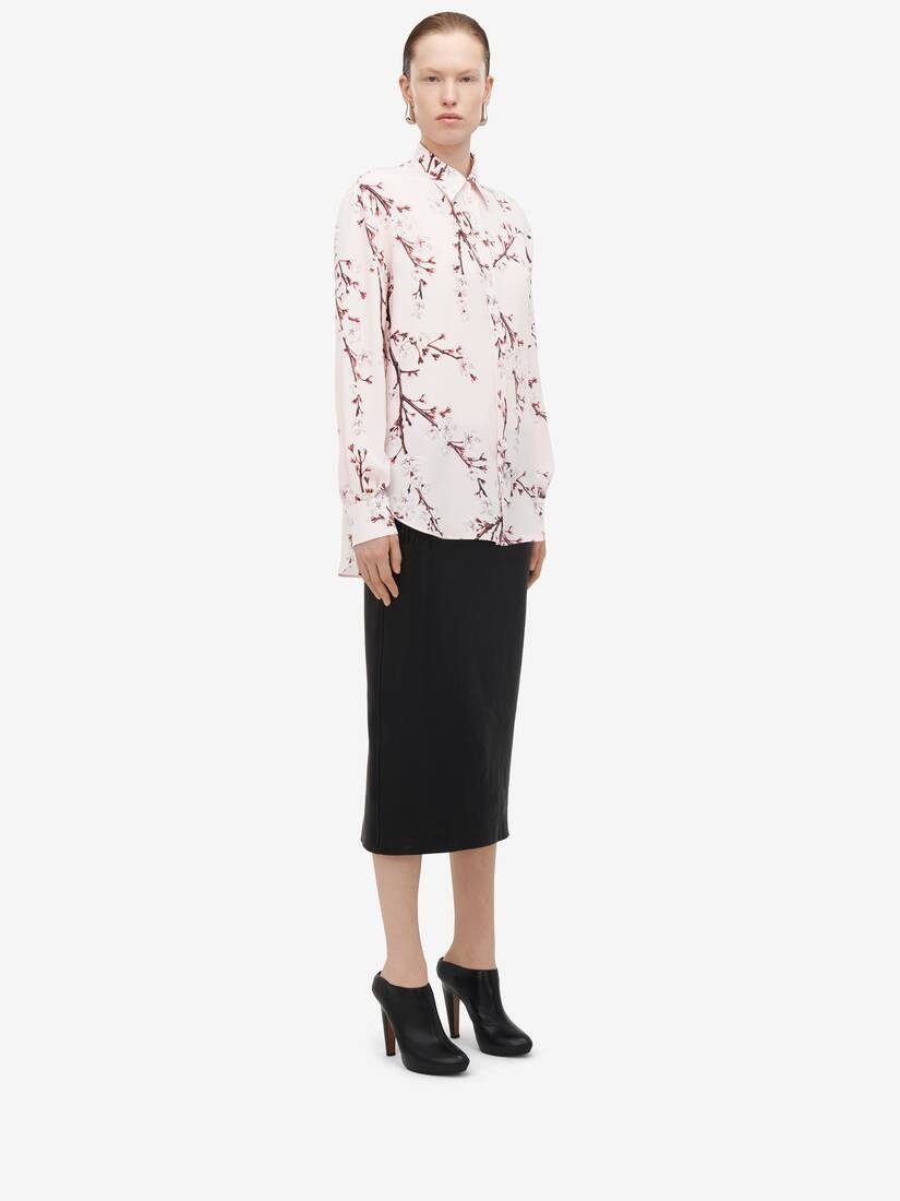Women's Cherry Blossom Classic Shirt in Pink - 4
