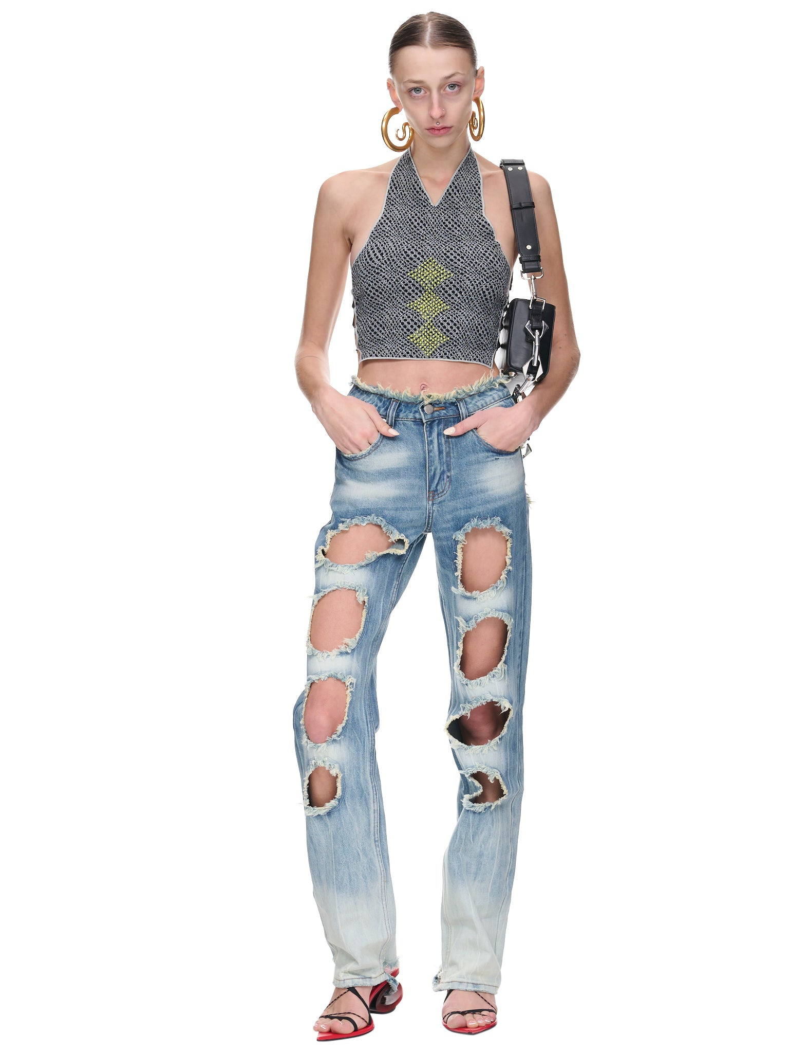 Cut-Out Jeans - 6