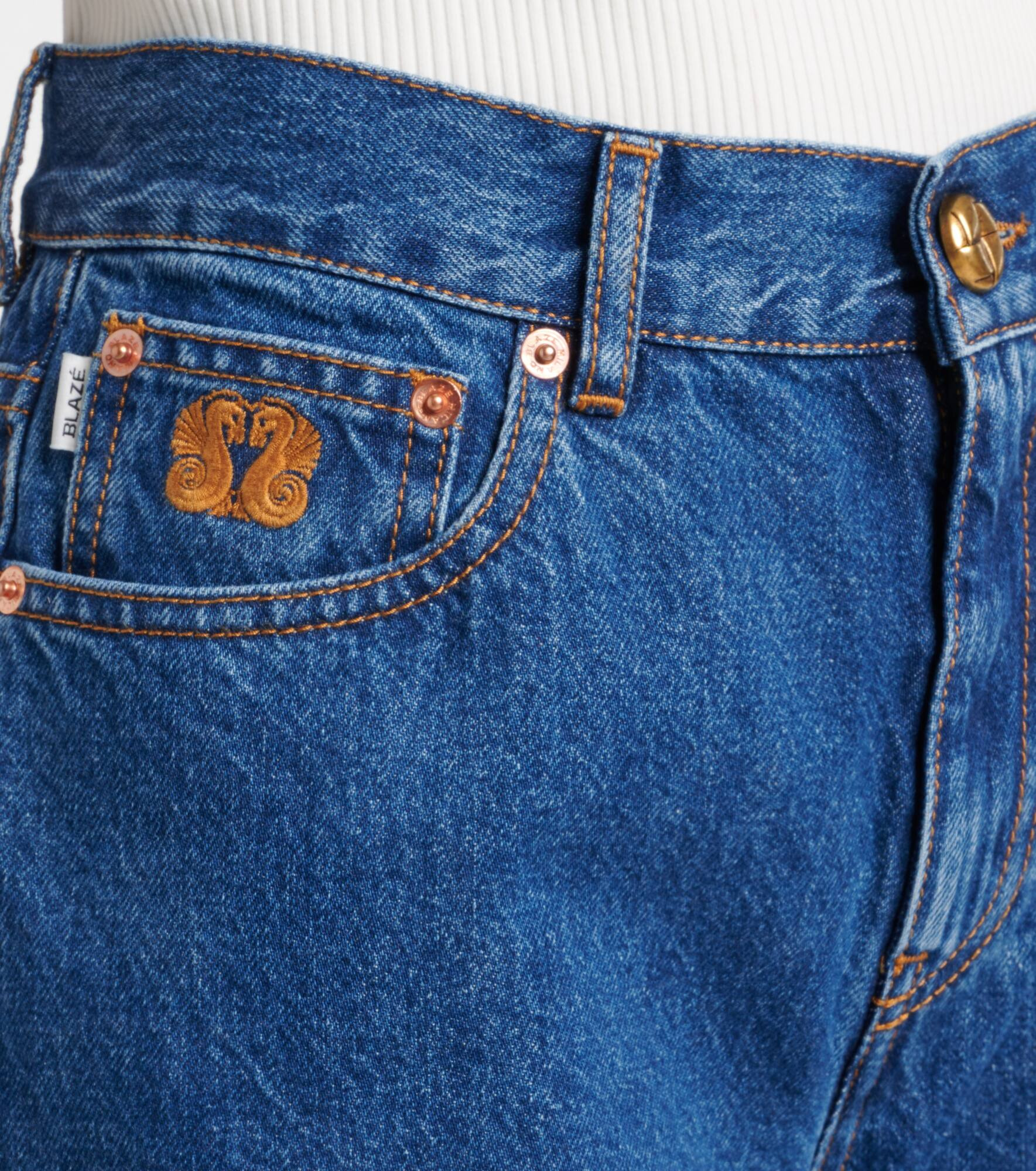 Paso mid-rise straight jeans - 5