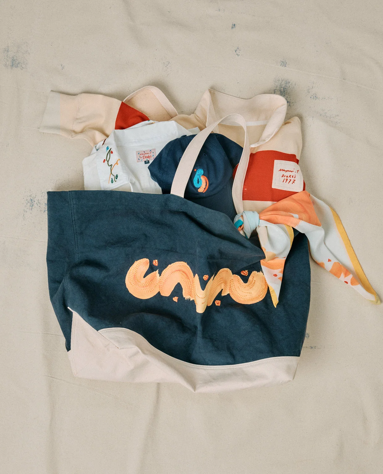 Mayumi Y. for Drake’s Cotton Tote Bag - 1