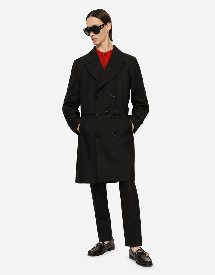 Wool trench coat - 7