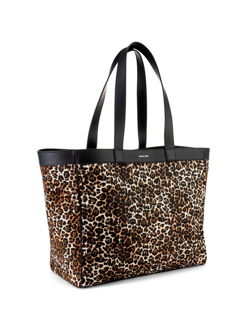 medium Rio leopard-print tote bag 3