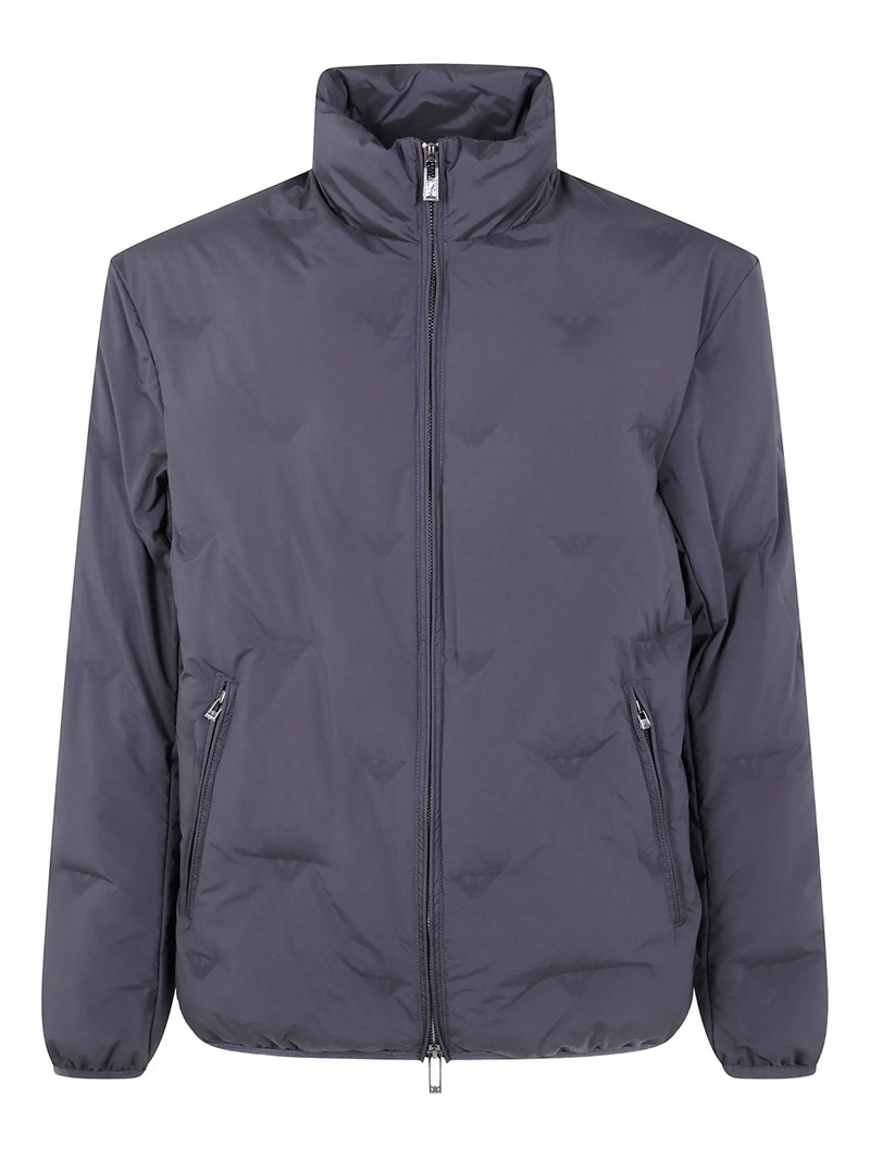 Emporio Armani Eagle-logo Quilted Jacket 1