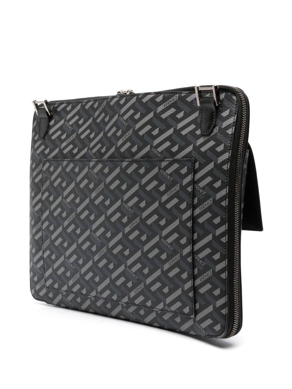 monogram-pattern laptop bag - 3