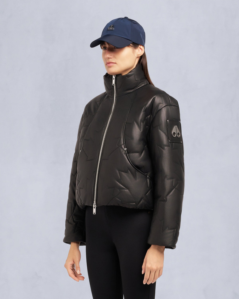 MAPLETON LEATHER DOWN PUFFER JACKET 3