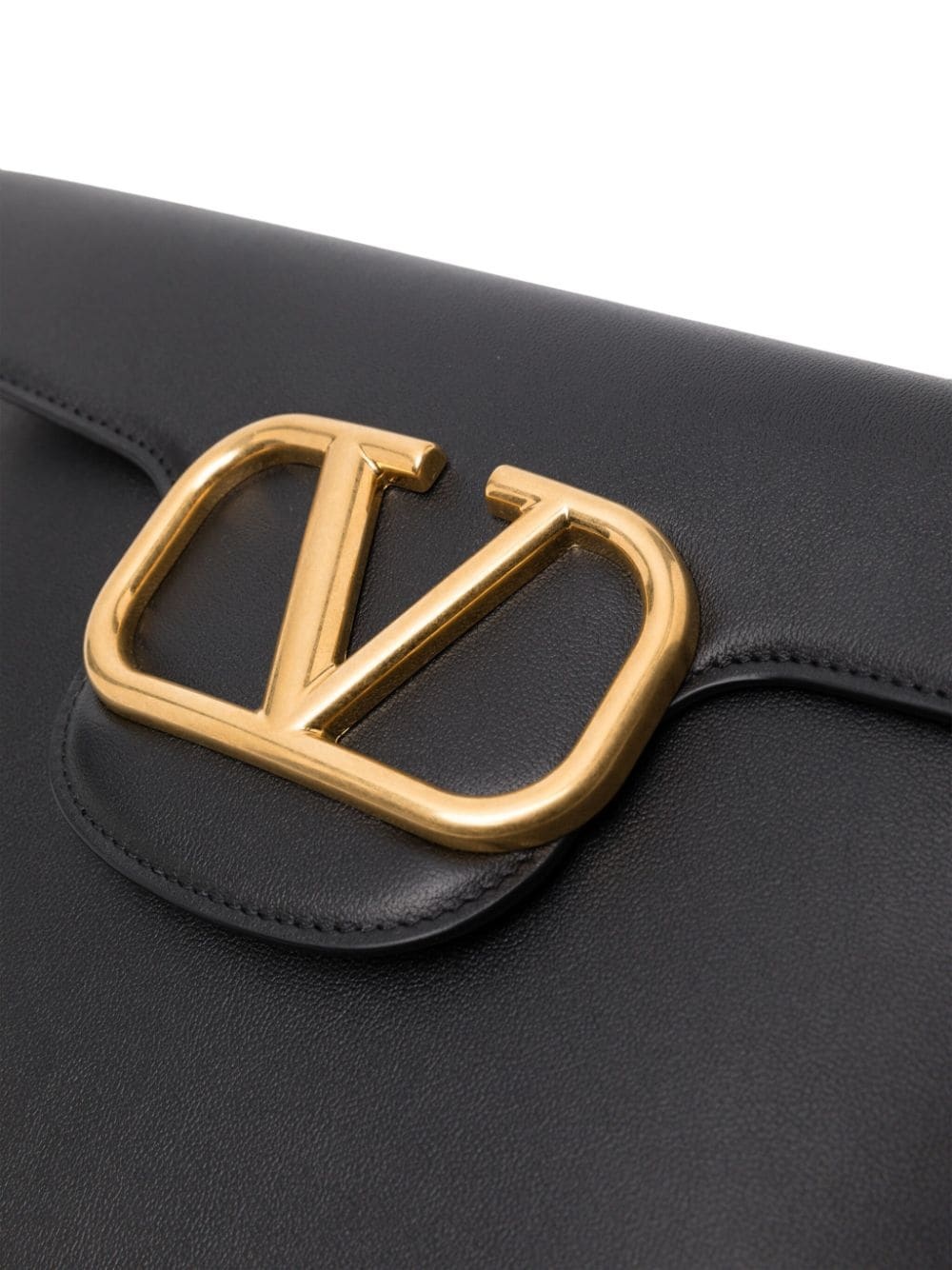 LocÃ² VLogo leather clutch bag - 4