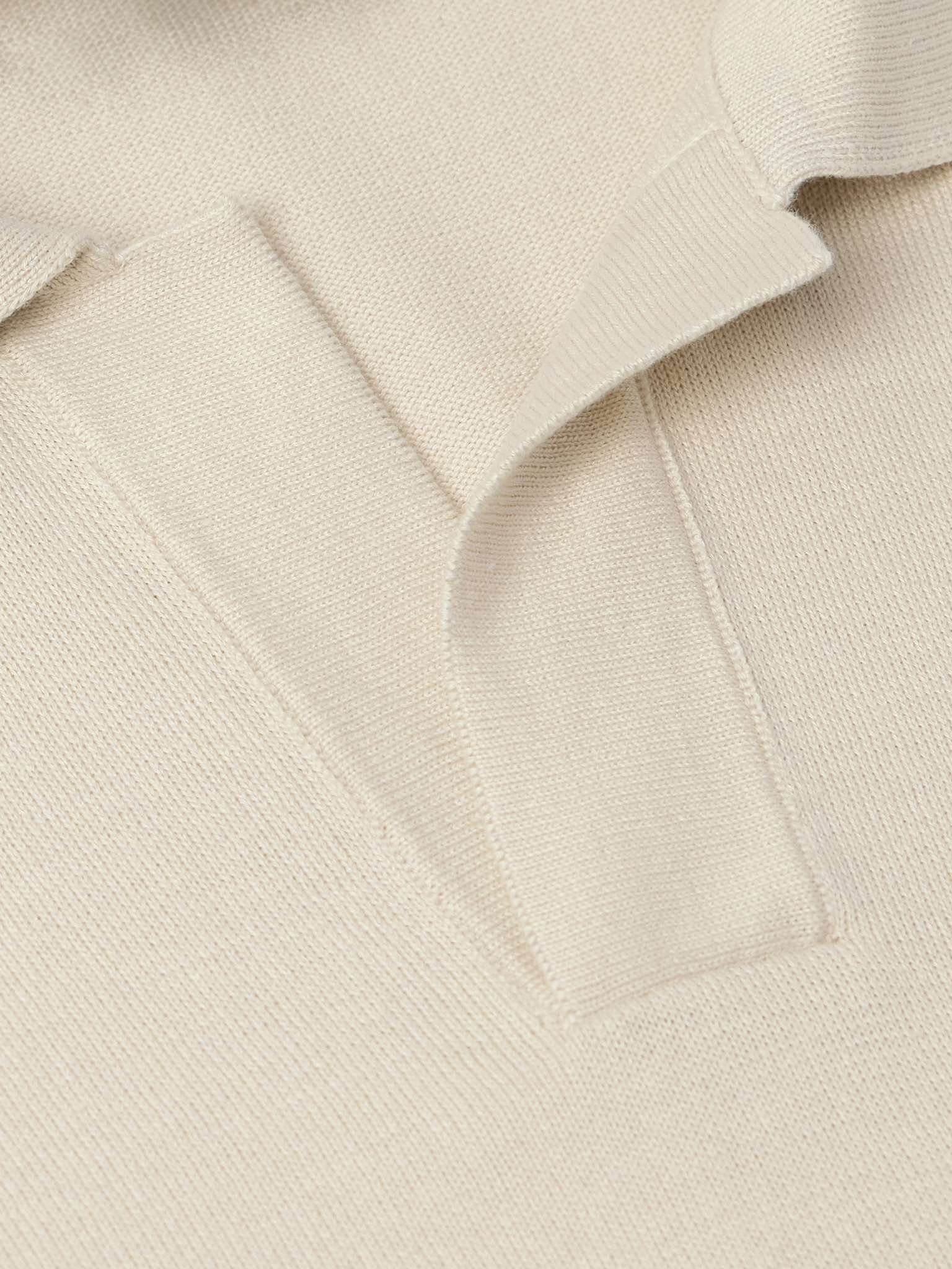 Cotton and Silk-Blend Polo Shirt - 5