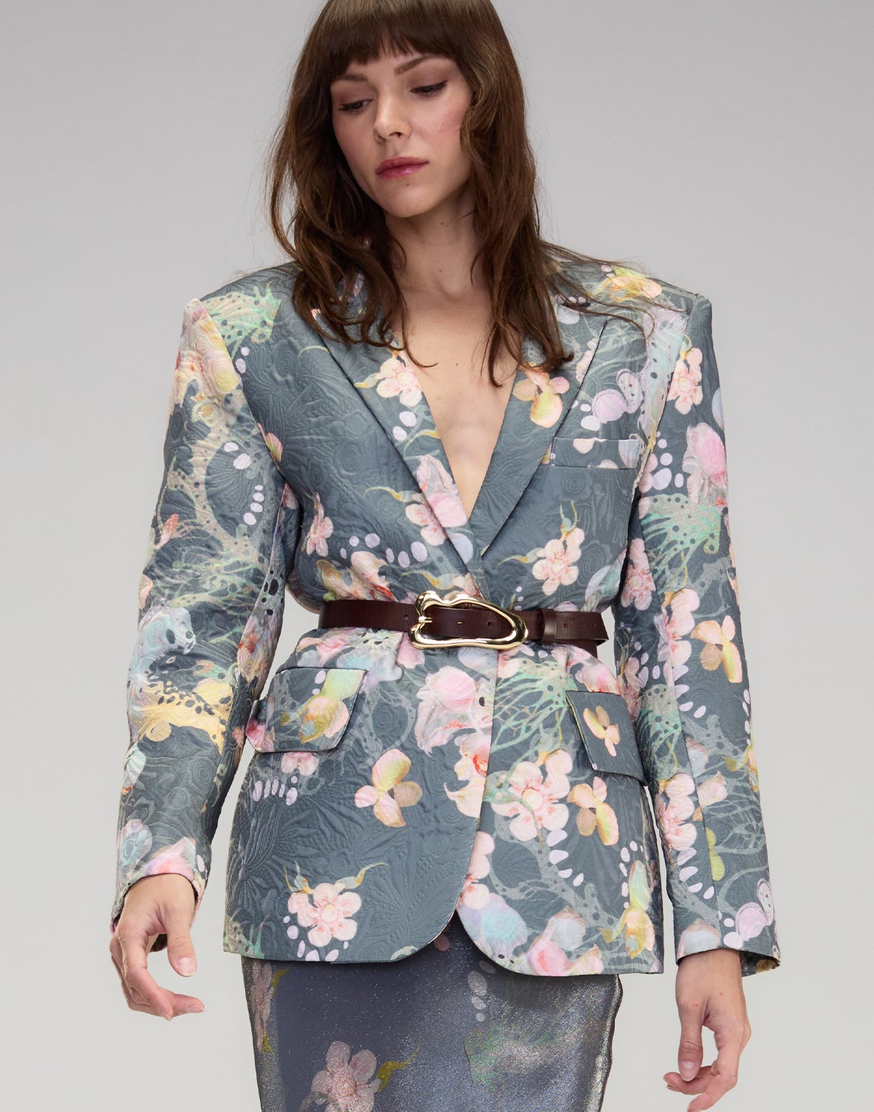 Claude Brocade Blazer - 2