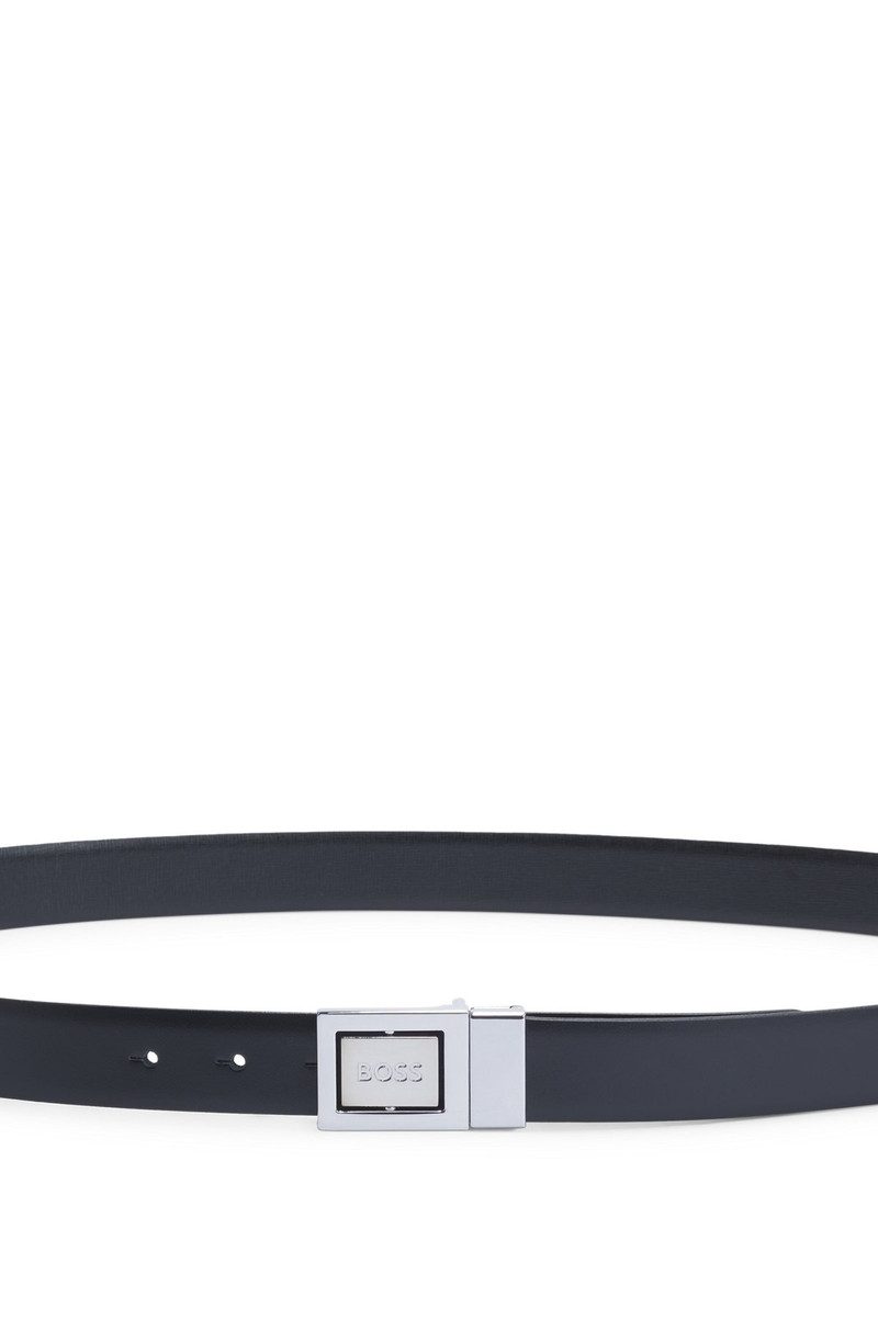 REVERSIBLE BELT IN PLAIN AND STRUCTURED LEATHER 4