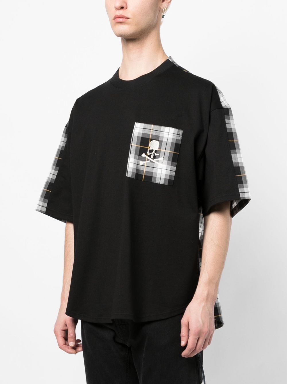 skull-print cotton T-shirt - 4