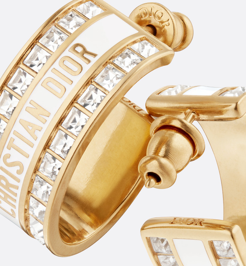 Dior Night Code Hoop Earrings 4