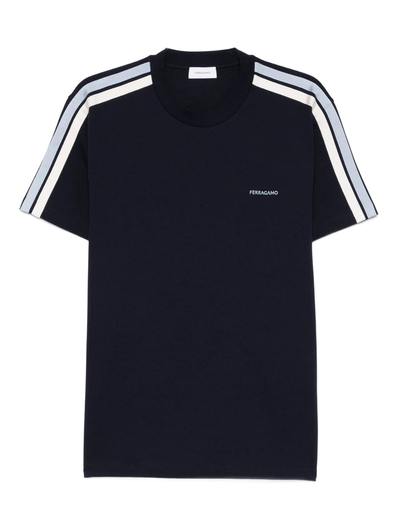 Ferragamo Stripe-detail T-shirt 1