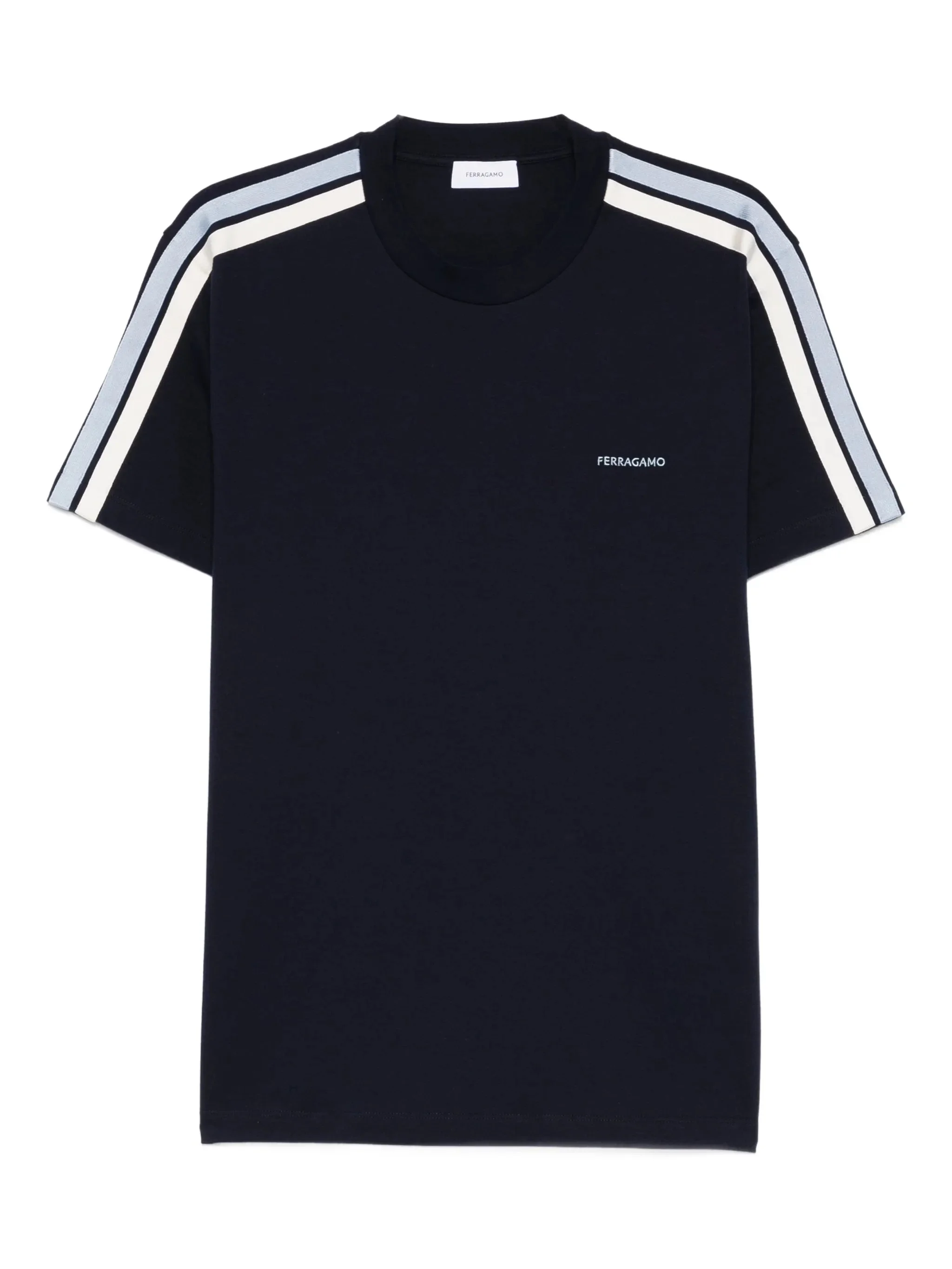 Ferragamo Stripe-detail T-shirt - 1
