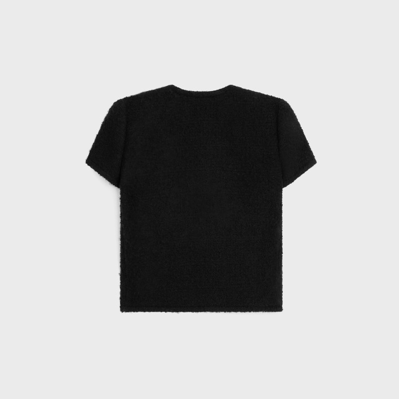 CELINE short-sleeved jacket IN cashmere and wool natté outlook