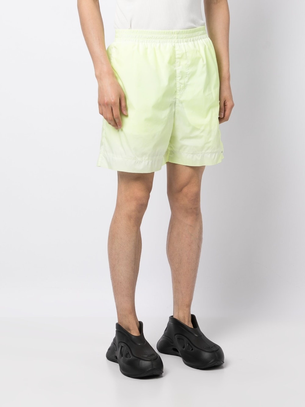 eyelet-detail straight-leg shorts - 3