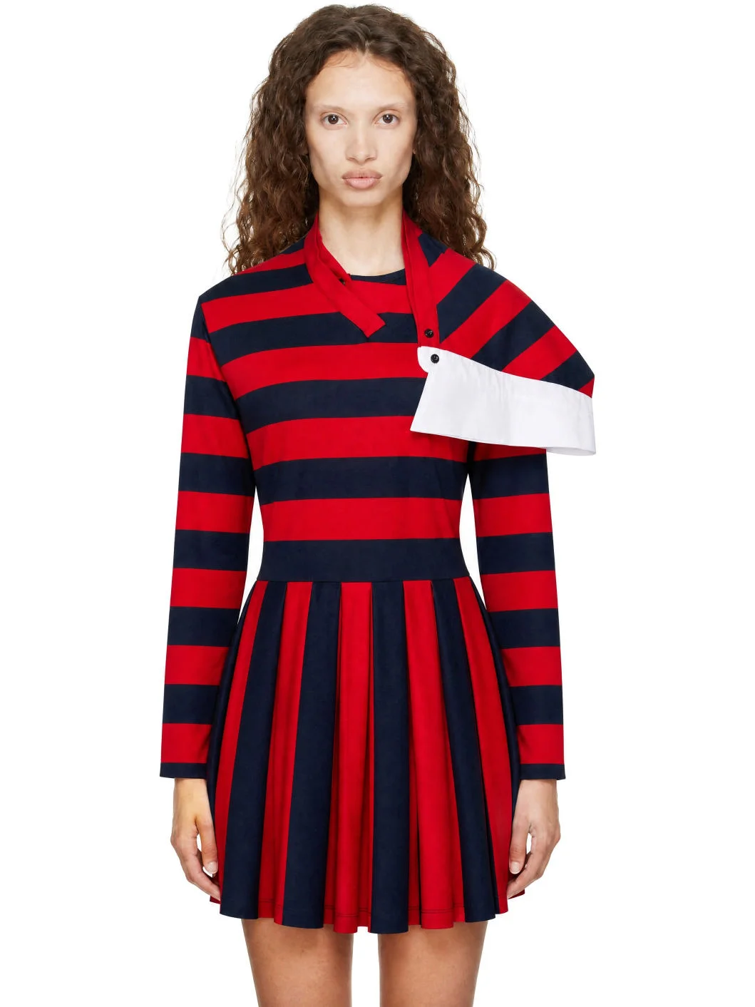 Red & Navy Noemie Polo Minidress - 1