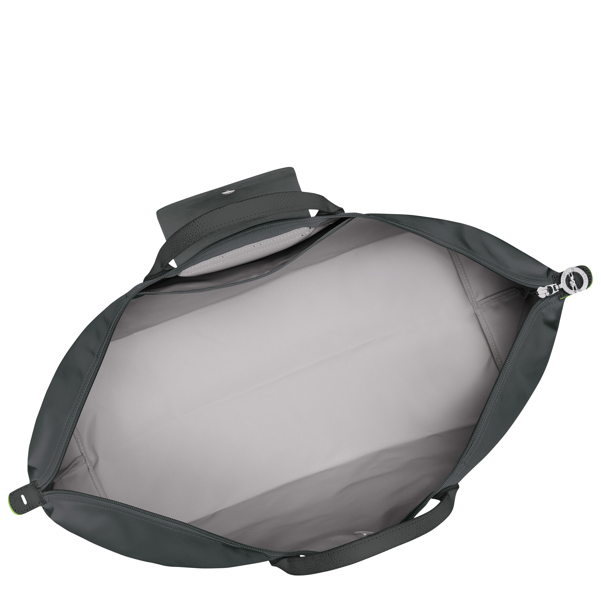 Le Pliage Green M Travel bag Graphite - Recycled canvas - 5