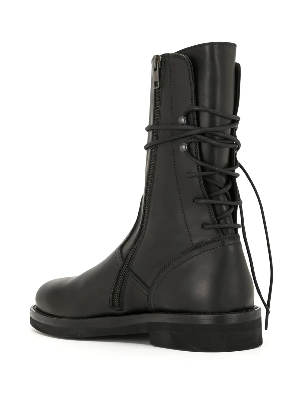 rear lace-up ankle boots - 3