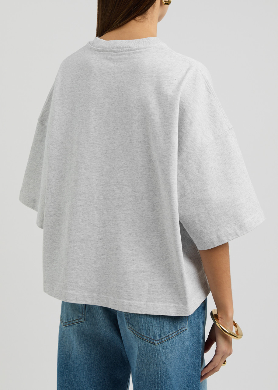 Jacquemus Le T-shirt Corto Logo-embroidered Cotton T-shirt - 3