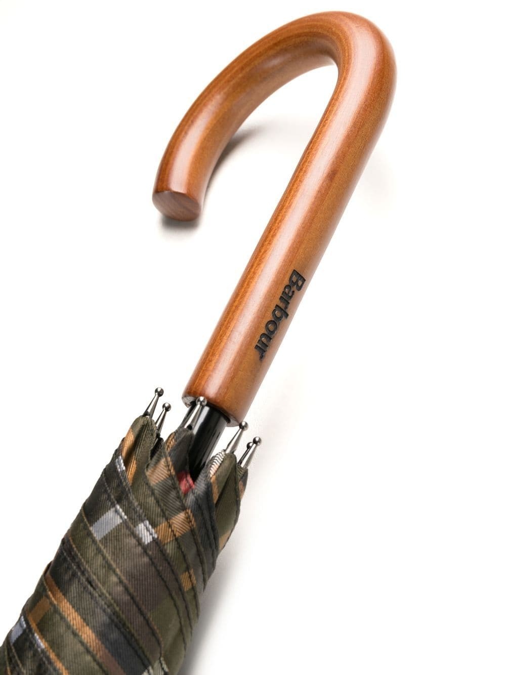 tartan-check umbrella - 3