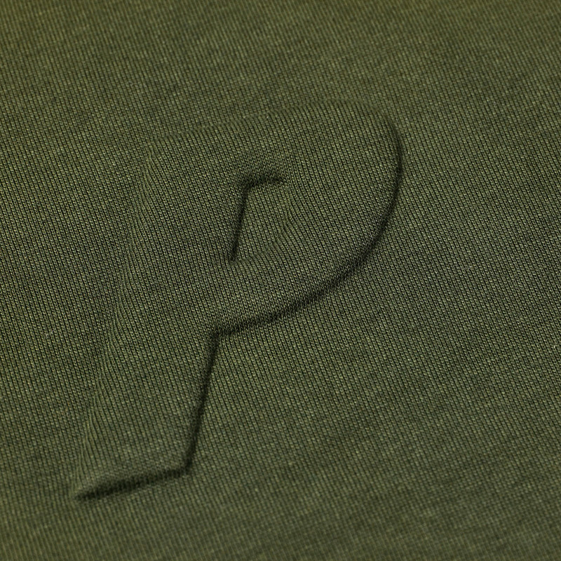THERMAL EMBOSSED P3 ZIP HOOD THE DEEP GREEN 4