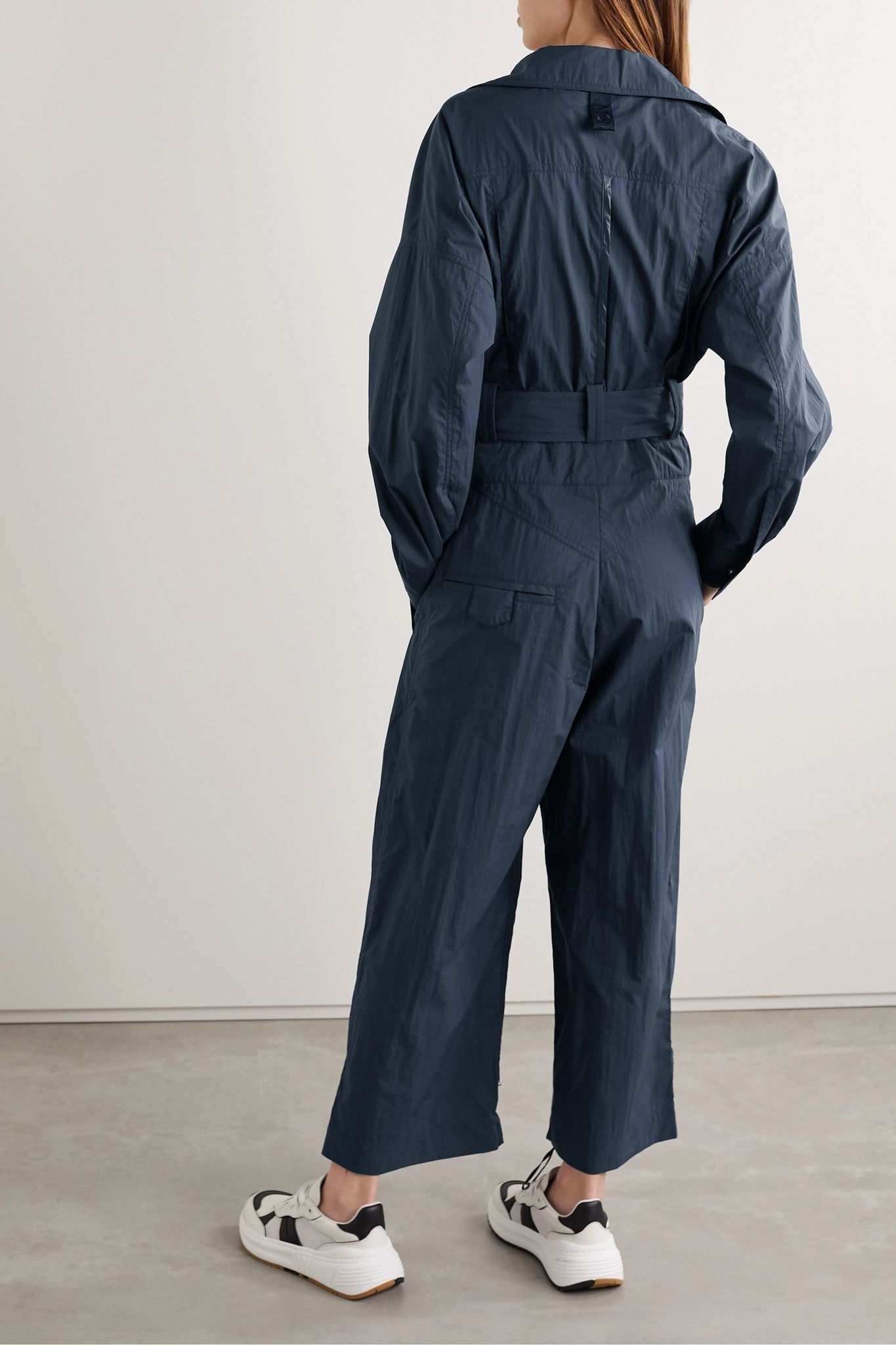 + 2 Moncler 1952 Tuta belted cotton-blend jumpsuit - 4