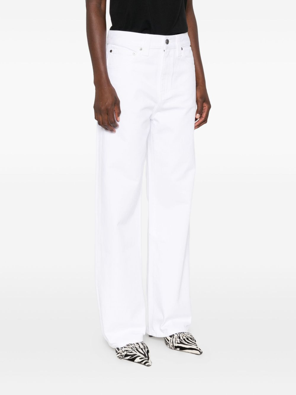 button-fly jeans - 3