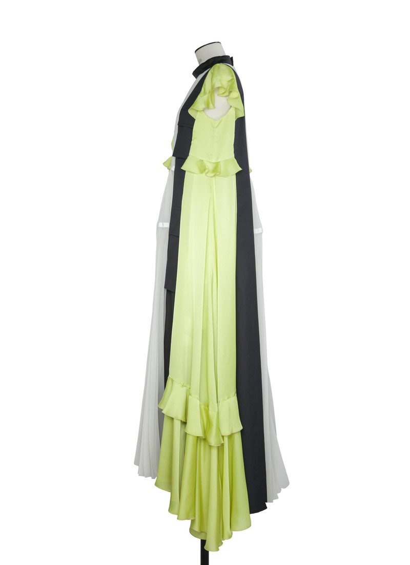 Fabric Mix Dress 3