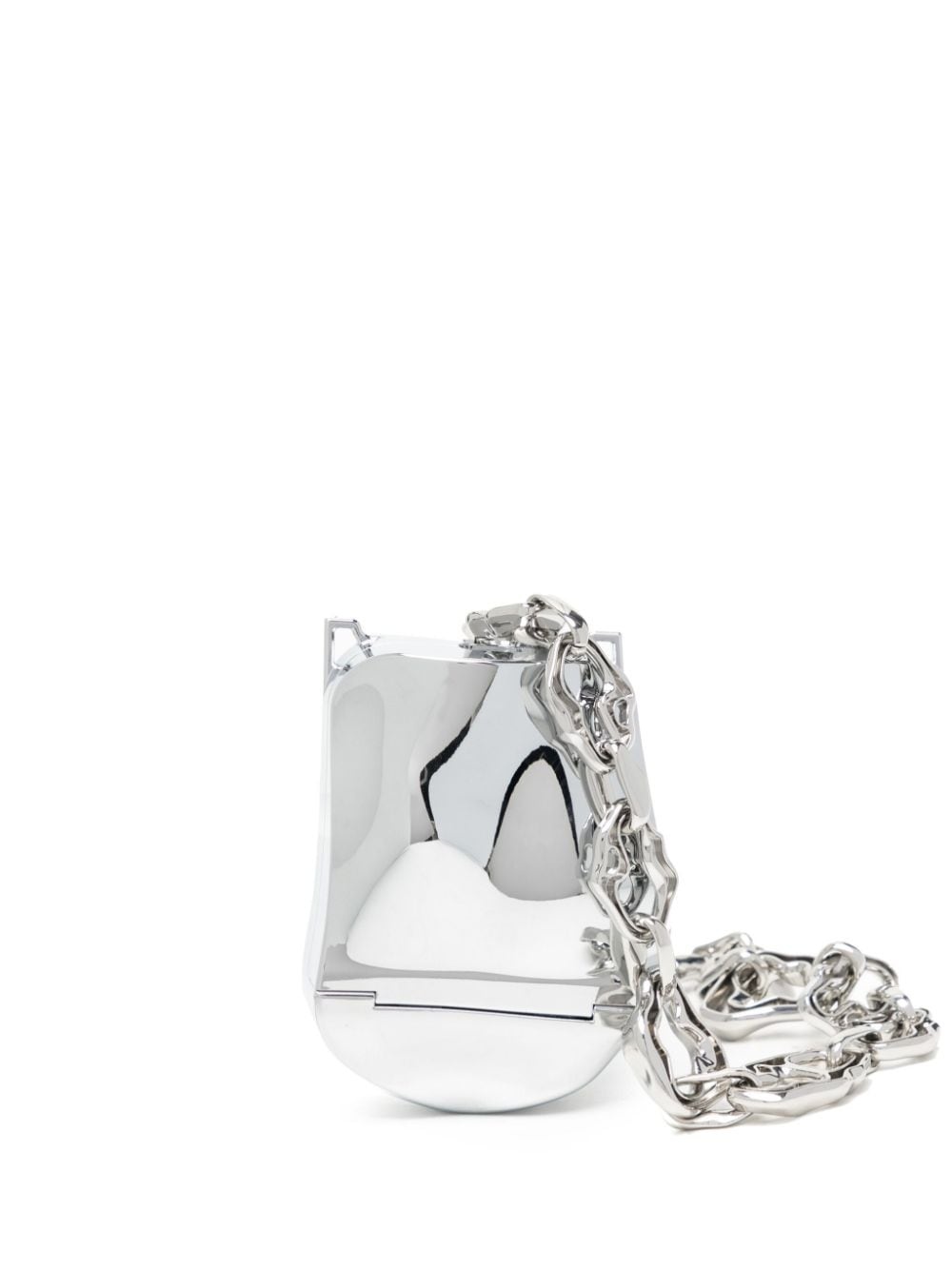 Chrome logo-engraved crossbody bag - 1
