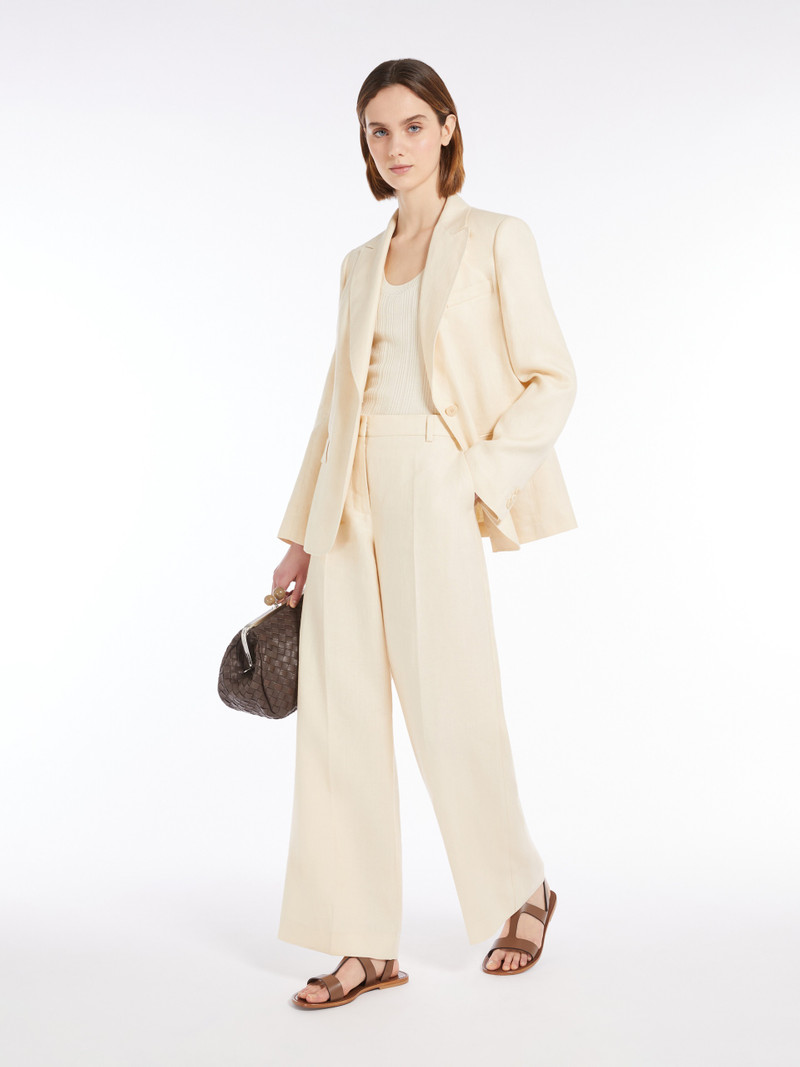 WEEKEND Max Mara NALUT Washed linen blazer outlook