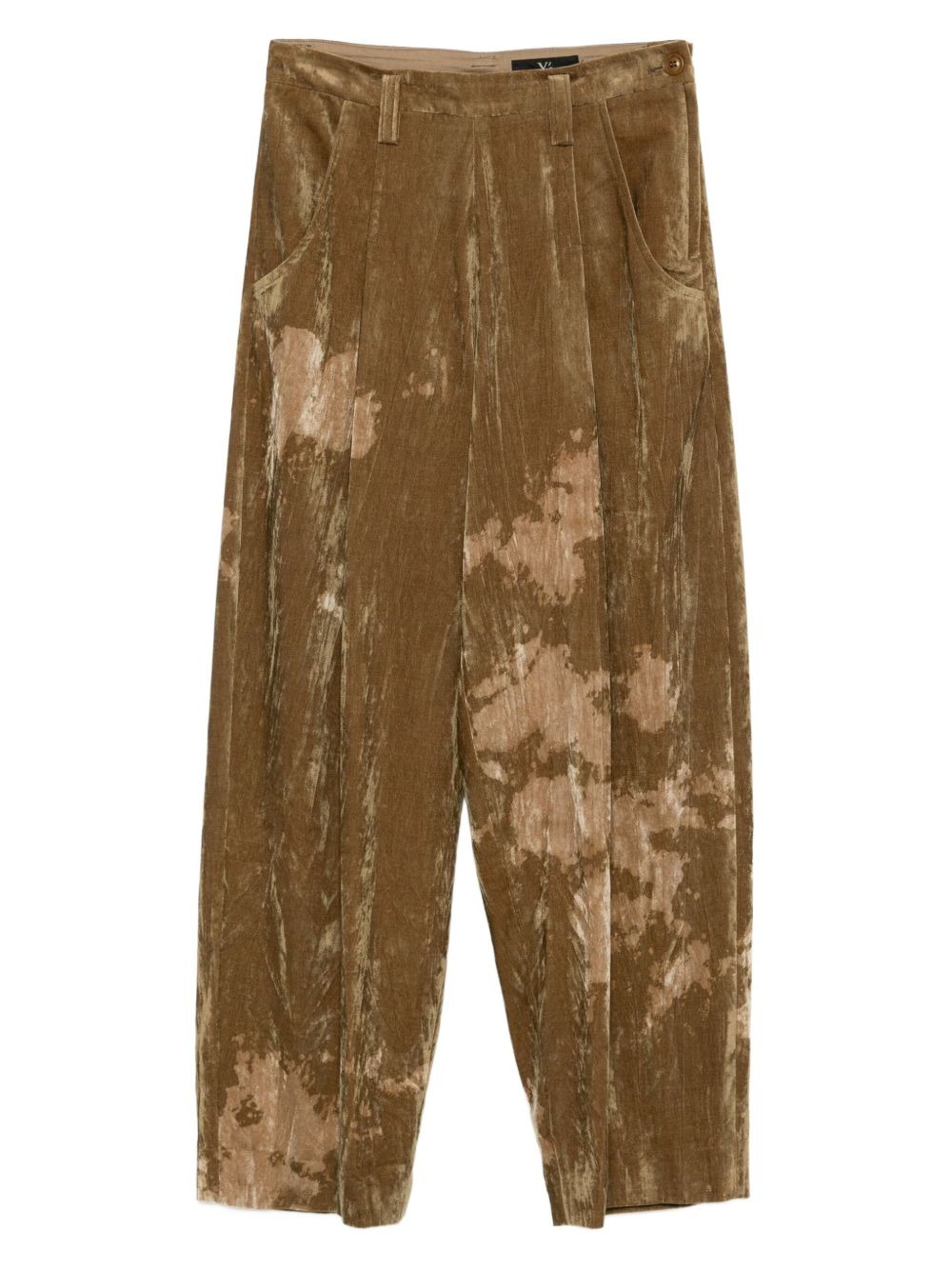 discharge-printed trousers - 1