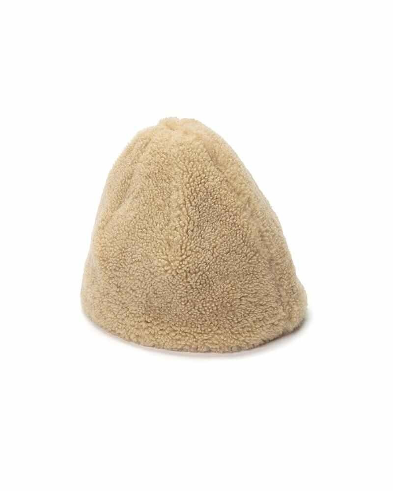visvim VEGGIE SHEARLING HAT W BEIGE outlook