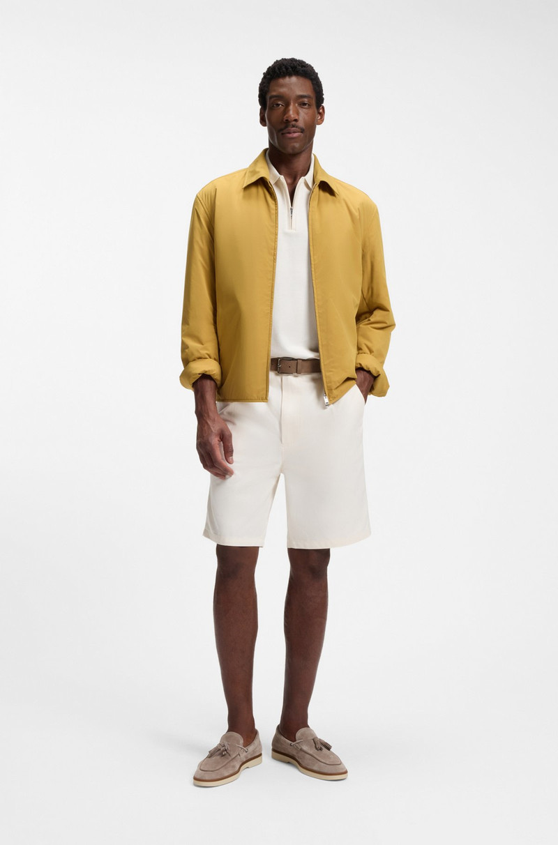 BOSS RELAXED-FIT SHORTS IN COTTON TWILL outlook