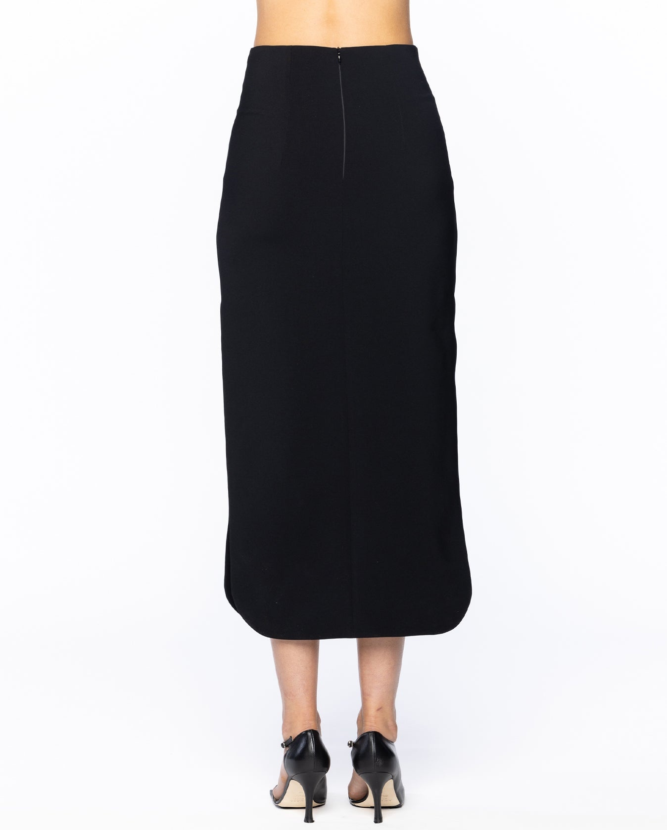 Maxi Skirt With Weaved Frame Insert - 6
