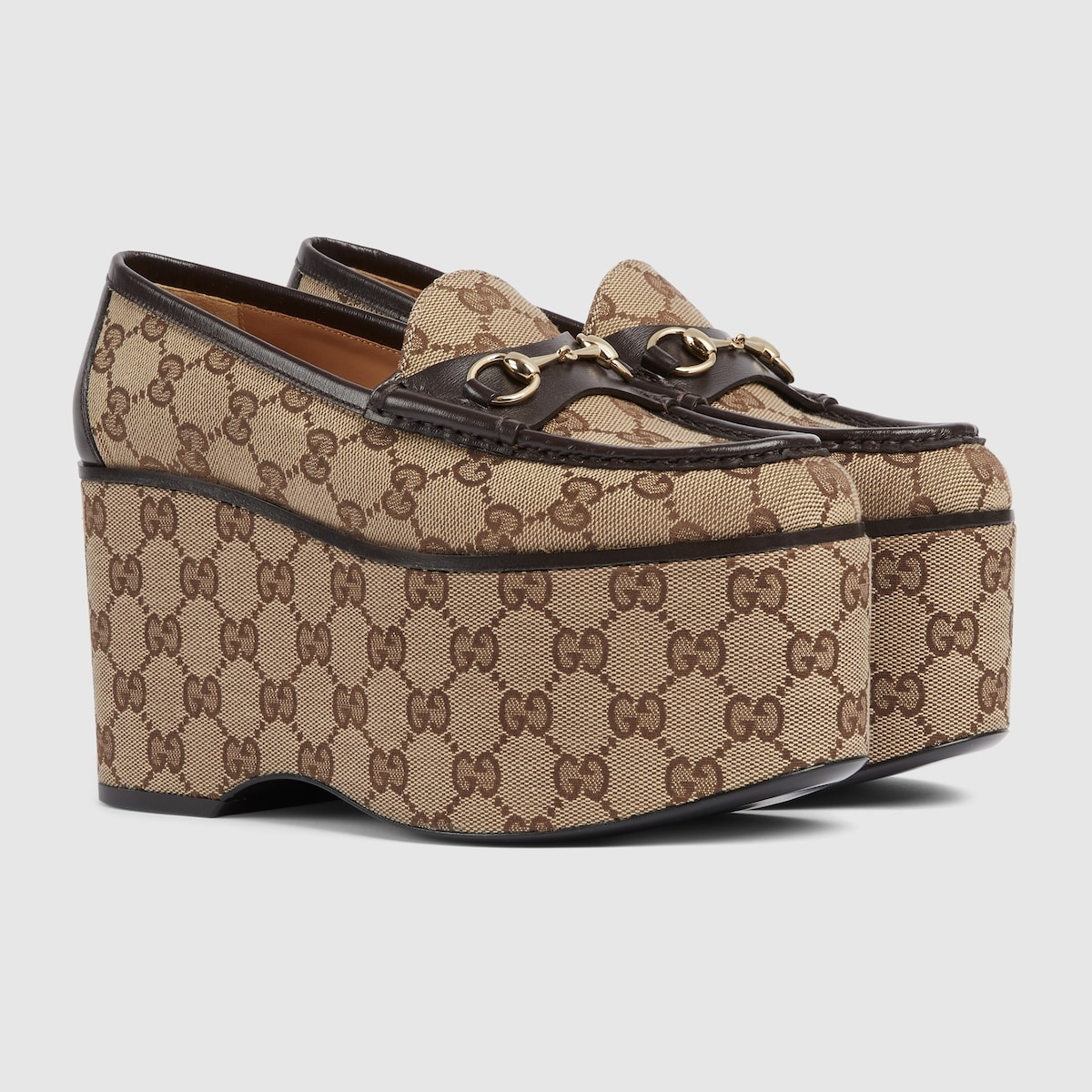 Women's Gucci Horsebit platform loafer - 1