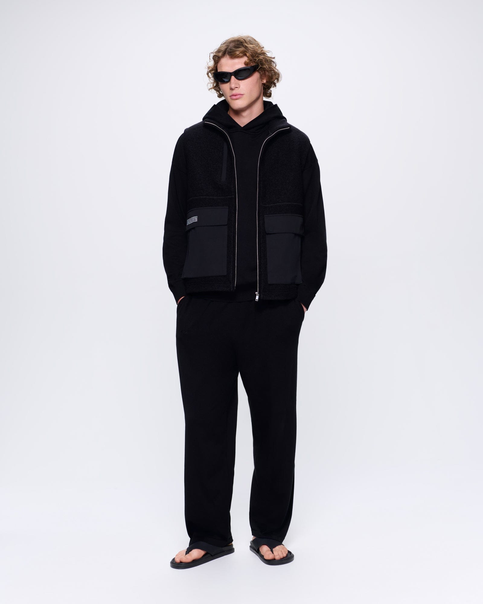 Mens DNA Knitted Hoodie - Black - 3
