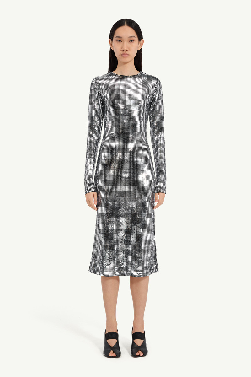 Metallic midi dress 1